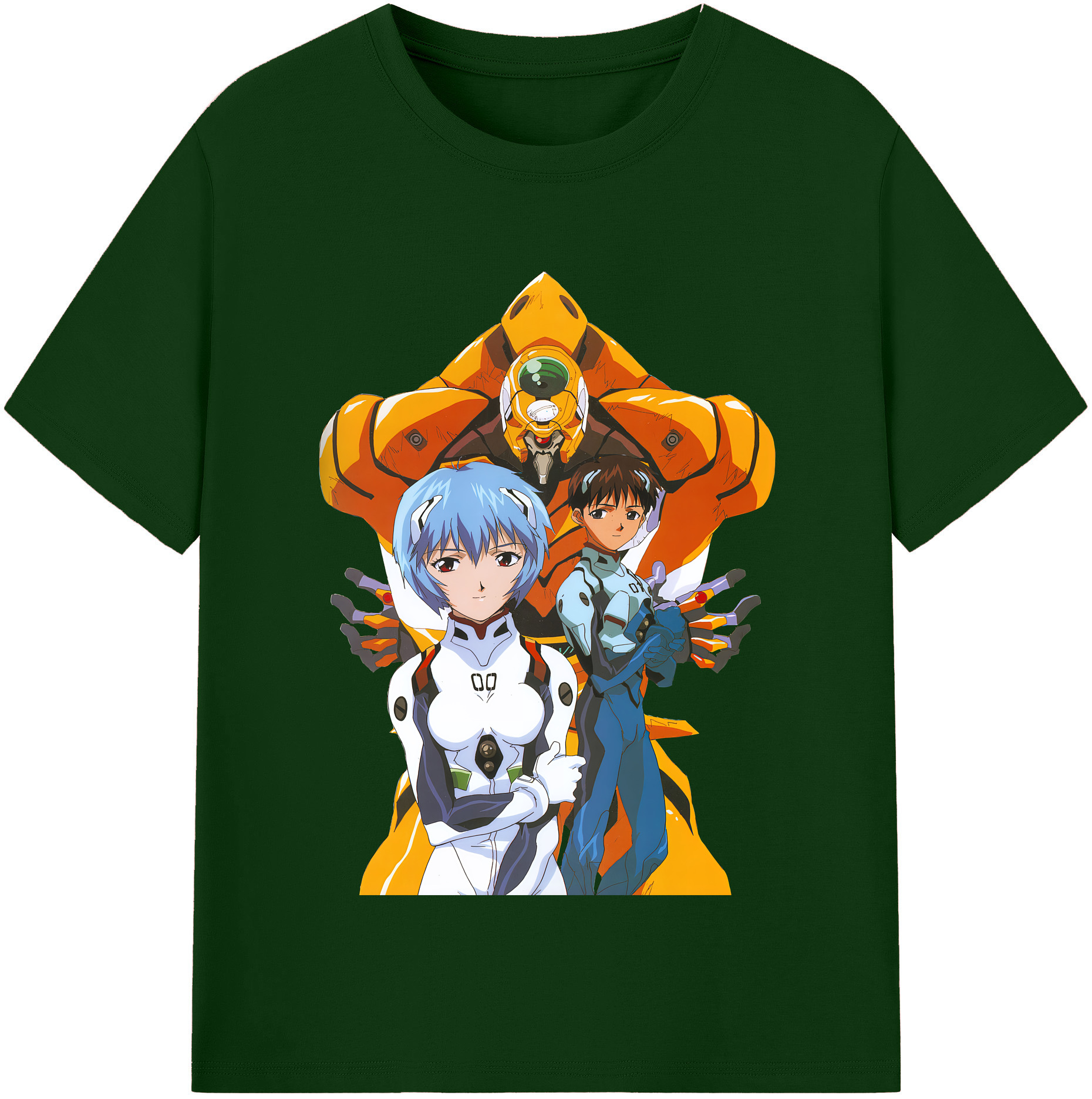 （画像用） EVA 新世紀エヴァンゲリオン 綿100％半袖Tシャツ（フロントプリント）